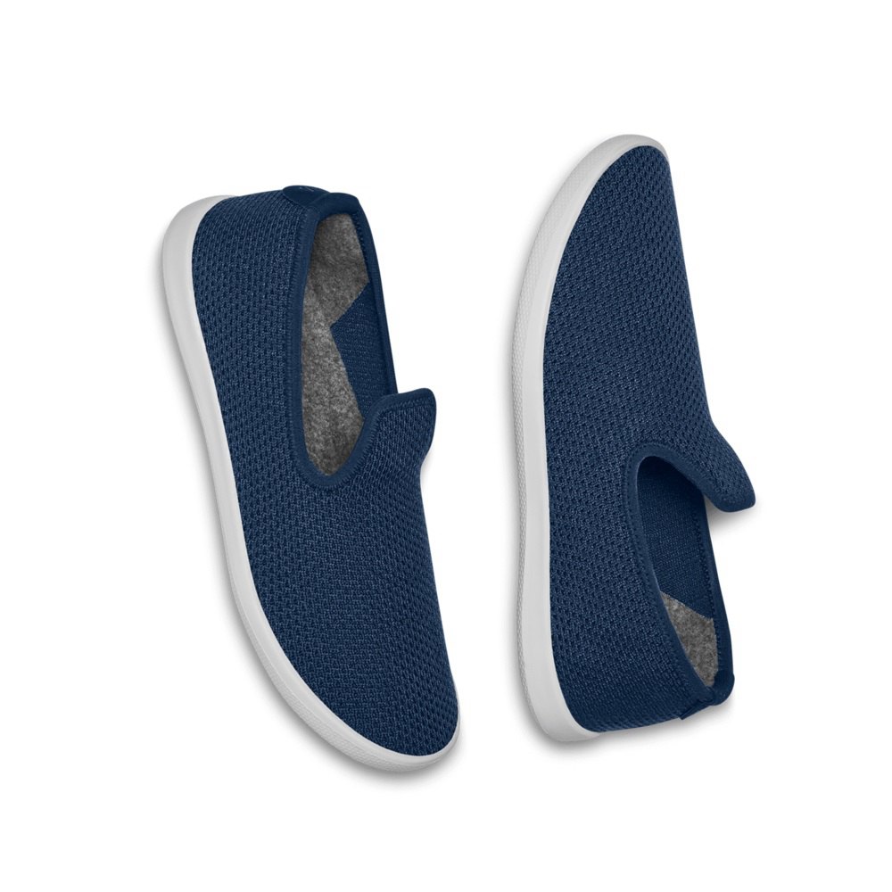 Allbirds Women\'s Tree Loungers - Slip-Ons Navy - RGA496327